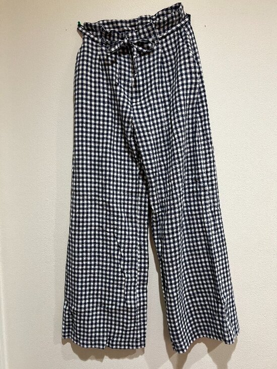 Abercrombie & Fitch Pants - Abercrombie Blue Gingham Pants